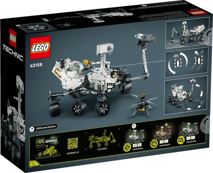 Блоковий конструктор LEGO Technic Місія NASA Марсохід «Персеверанс» (42158)