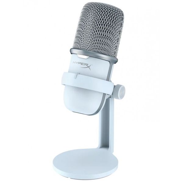 Мікрофон для ПК / для стрімінгу, подкастів HyperX SoloCast White (MIK-HYX-007)