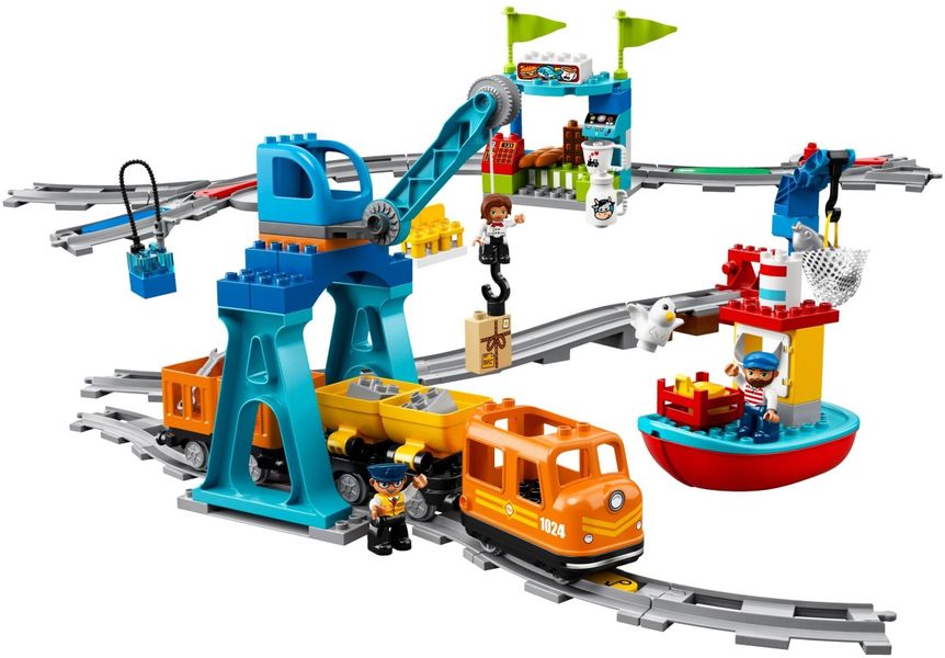 Блоковий конструктор LEGO DUPLO Town Грузовой поезд (10875)