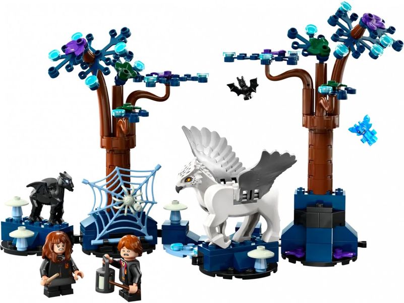 Блоковий конструктор LEGO Заборонений Ліс: Чарівні істоти (76432)