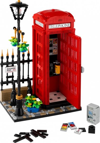 Блоковий конструктор LEGO Червона лондонська телефонна будка (21347)