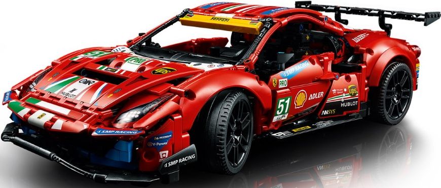 Авто-конструктор LEGO Technic Ferrari 488 GTE AF Corse №51 (42125)