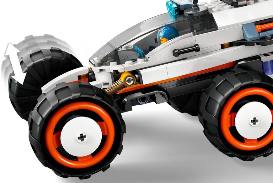 Блоковий конструктор LEGO City Космічний дослідницький всюдихід й інопланетне життя (60431)