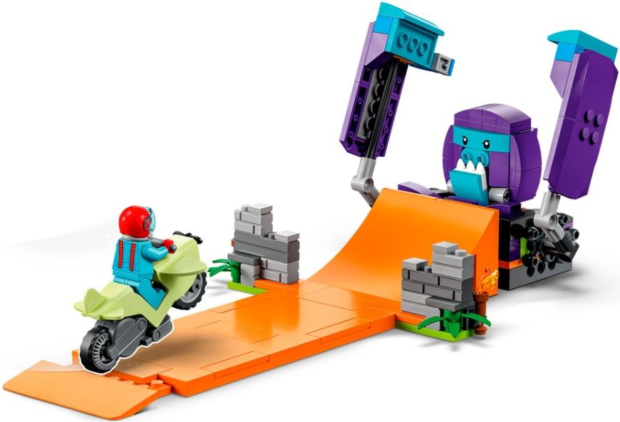 Блоковий конструктор LEGO Трюкова петля Нищівний шимпанзе (60338)