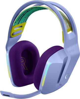Комп'ютерна гарнітура Logitech Lightspeed Wireless RGB Gaming Headset G733 Lilac (981-000890)