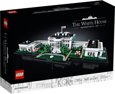 3d конструктор LEGO Architecture Білий дім 1483 деталей (21054)