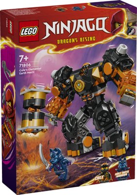 Блоковий конструктор LEGO NINJAGO Робот земної стихії Коула (71806)