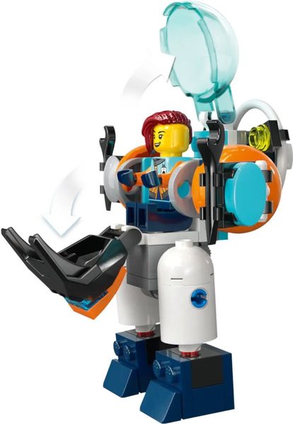 Блоковий конструктор LEGO City Глибоководний дослідницький підводний човен (60379)