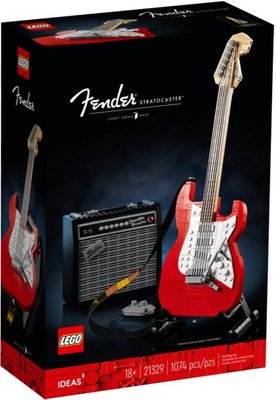 Блоковий конструктор LEGO Гітара Fender Stratocaster (21329)