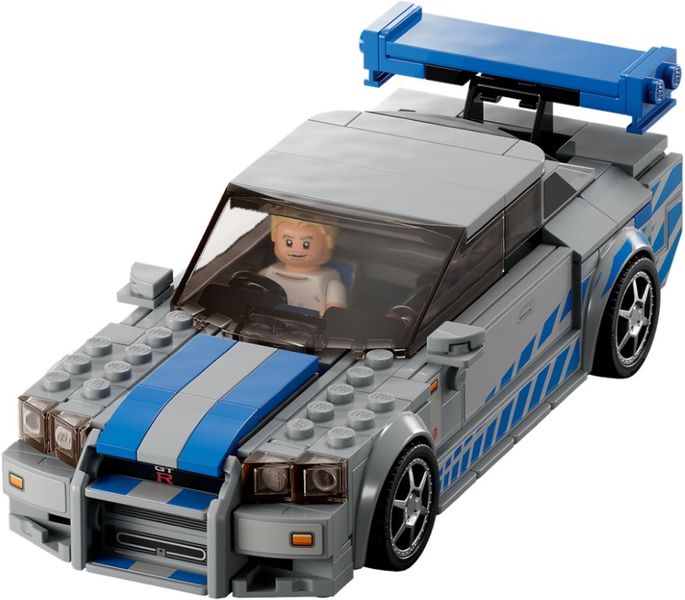 Блоковий конструктор LEGO Speed Champions "Подвійний форсаж" Nissan Skyline GT-R (R34) (76917)