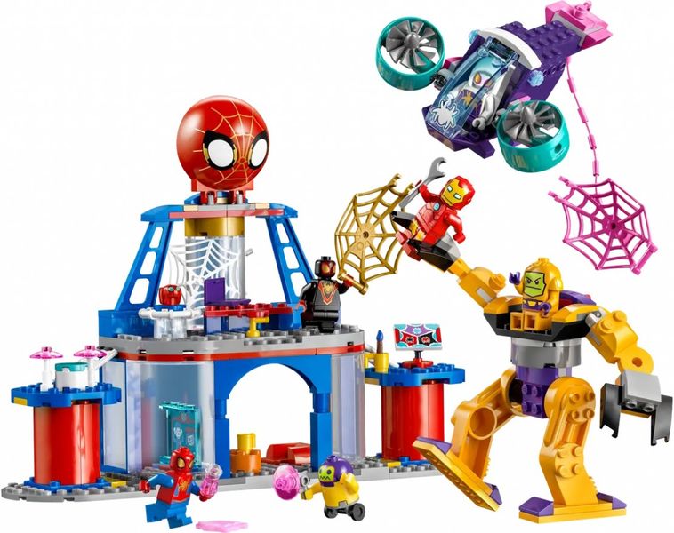 Блоковий конструктор LEGO Штаб-квартира Team Spidey Web Spinner (10794)