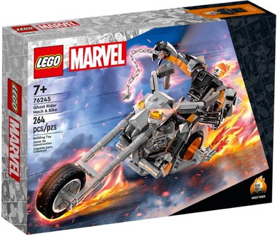 Блоковий конструктор LEGO Super Heroes Примарний Вершник: робот та мотоцикл (76245)