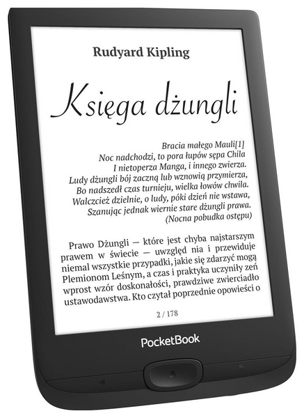 Електронна книга з підсвічуванням PocketBook 618 Basic Lux 4 Black (PB618-P-WW)