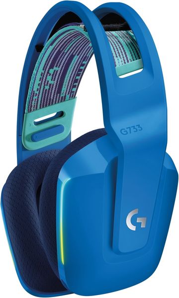 Комп'ютерна гарнітура Logitech Lightspeed Wireless RGB Gaming Headset G733 Blue (981-000943)