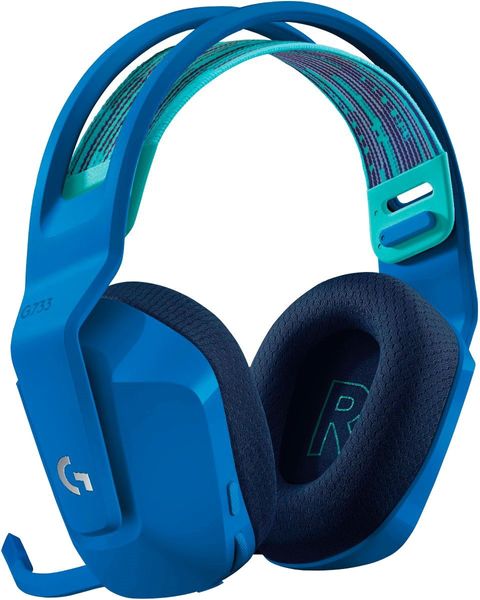 Комп'ютерна гарнітура Logitech Lightspeed Wireless RGB Gaming Headset G733 Blue (981-000943)