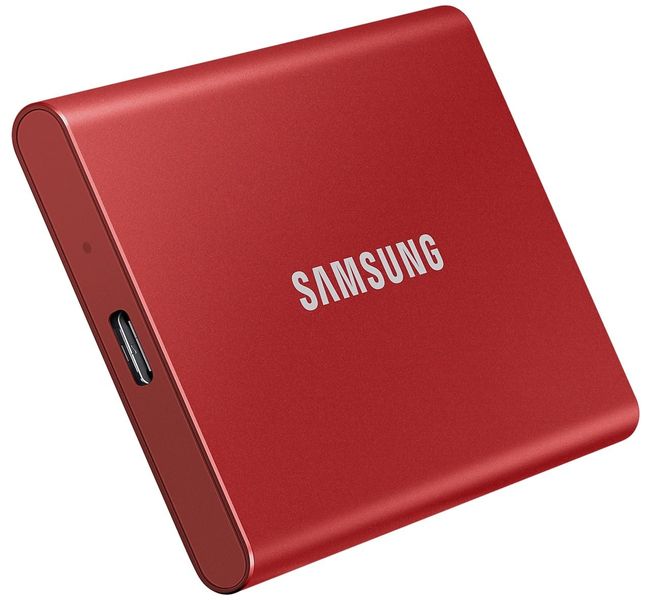 SSD накопичувач Samsung T7 1 TB Red (MU-PC1T0R/WW)