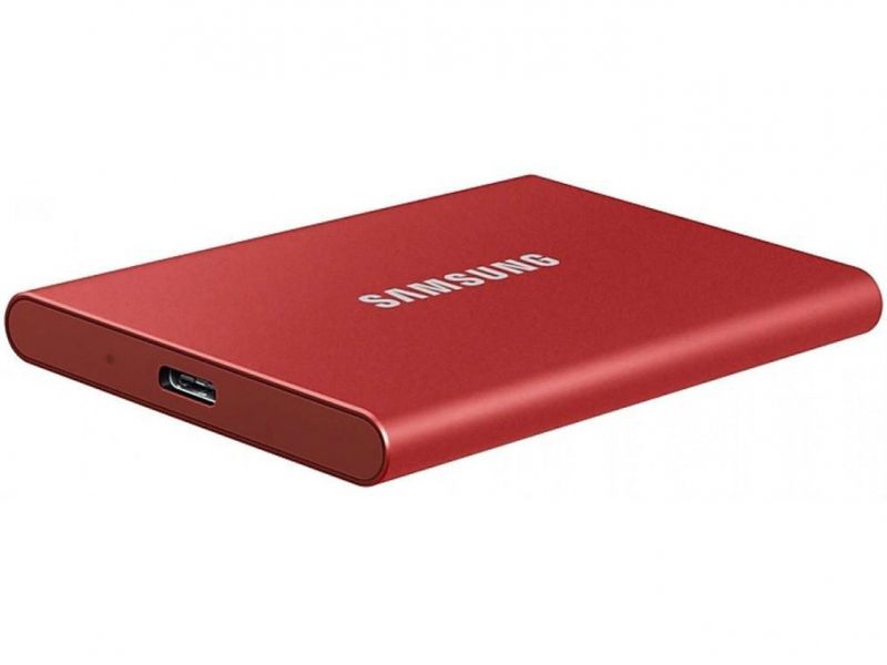 SSD накопичувач Samsung T7 1 TB Red (MU-PC1T0R/WW)