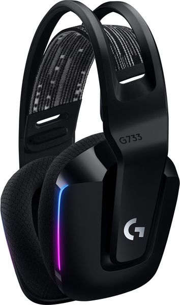 Комп'ютерна гарнітура Logitech G733 Lightspeed Wireless RGB Black (981-000864)