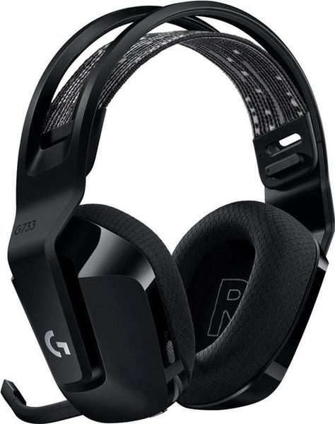 Комп'ютерна гарнітура Logitech G733 Lightspeed Wireless RGB Black (981-000864)