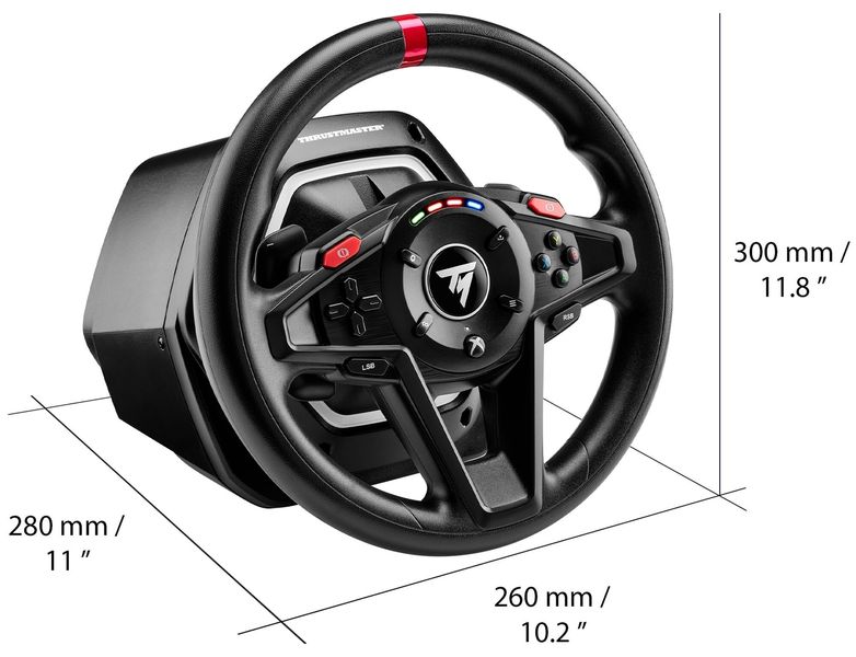 Комплект (кермо, педалі) Thrustmaster T128 Xbox Series X|S, Xbox One, PC (4460184)