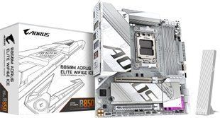 Материнська плата GIGABYTE B850M AORUS ELITE WIFI6E ICE