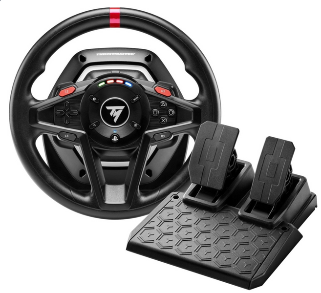 Комплект (кермо, педалі) Thrustmaster T128 PS4, PS5, PC (4160781)