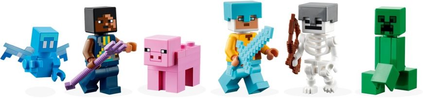 Блоковий конструктор LEGO Minecraft Форпост з мечем (21244)