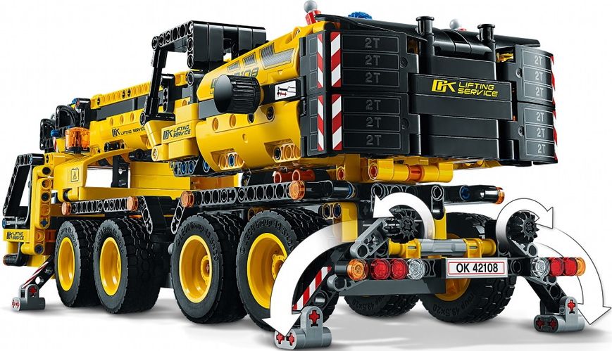 Блоковий конструктор LEGO Technic Пересувний кран (42108)