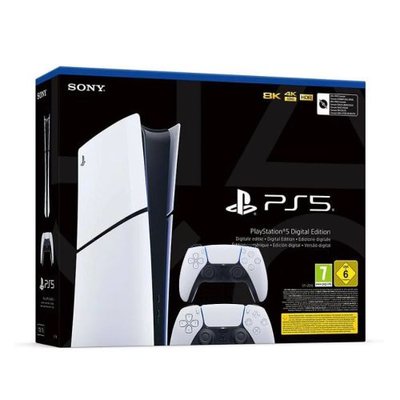 Стаціонарна ігрова приставка Sony PlayStation 5 Slim Digital Edition 1TB + DualSense Wireless Controller