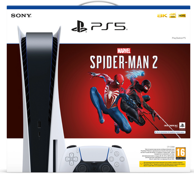 Стаціонарна ігрова приставка Sony PlayStation 5 825GB Marvel’s Spider-Man 2 Bundle (1000039695)