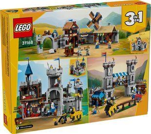 Блоковий конструктор LEGO Creator Середньовічний замок з лицарем на коні (31168)