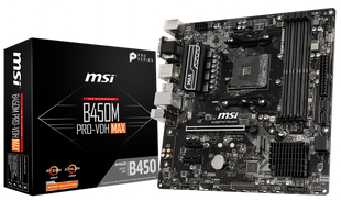 Материнська плата MSI B450M PRO-VDH MAX