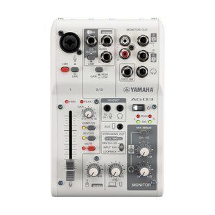 Мікшерний пульт Yamaha AG03MK2 White